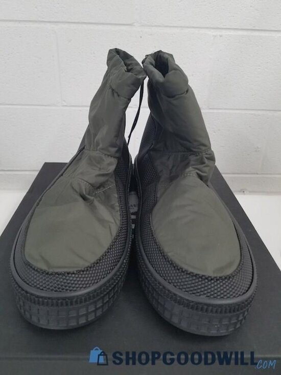 IOB 8 By YOOX Men\'s Green, Drawstring, Ankle Apres-Ski/Snow Boots Size 44 main image 9